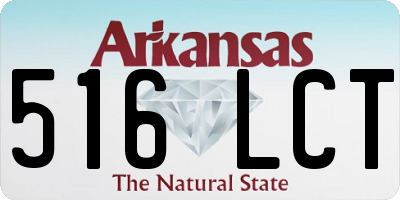 AR license plate 516LCT