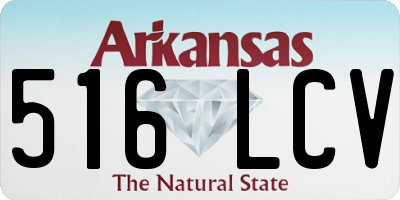 AR license plate 516LCV
