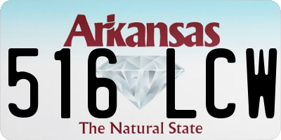 AR license plate 516LCW