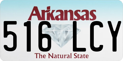 AR license plate 516LCY