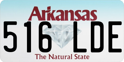 AR license plate 516LDE