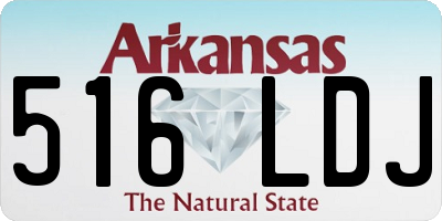 AR license plate 516LDJ