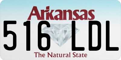 AR license plate 516LDL