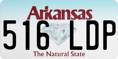 AR license plate 516LDP