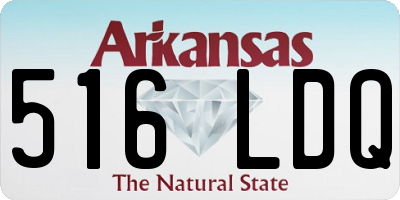 AR license plate 516LDQ