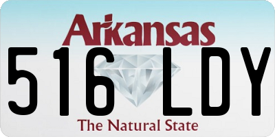 AR license plate 516LDY