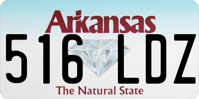AR license plate 516LDZ