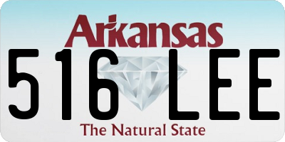 AR license plate 516LEE