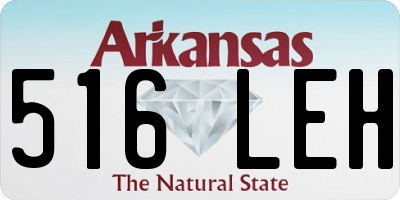 AR license plate 516LEH