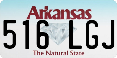 AR license plate 516LGJ