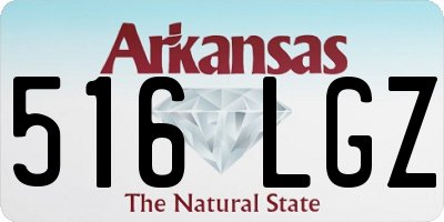 AR license plate 516LGZ