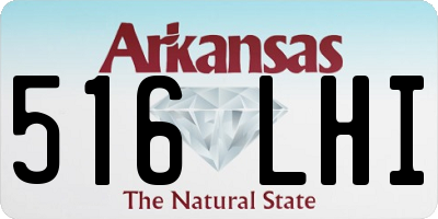 AR license plate 516LHI