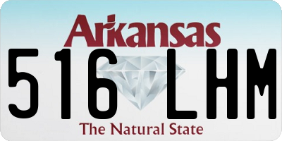 AR license plate 516LHM