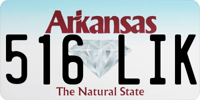 AR license plate 516LIK