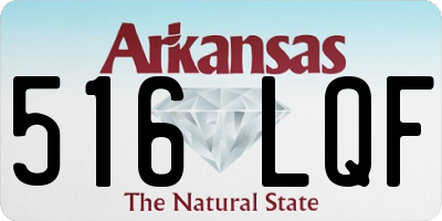 AR license plate 516LQF