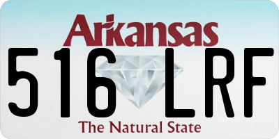 AR license plate 516LRF