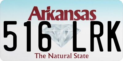 AR license plate 516LRK