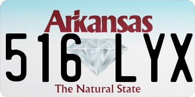 AR license plate 516LYX