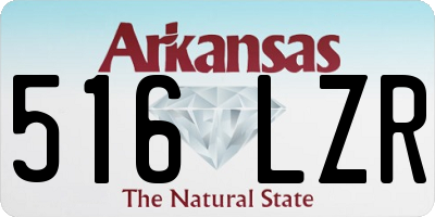 AR license plate 516LZR