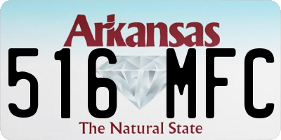 AR license plate 516MFC