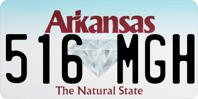 AR license plate 516MGH