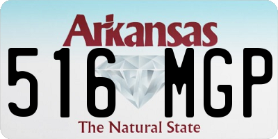 AR license plate 516MGP