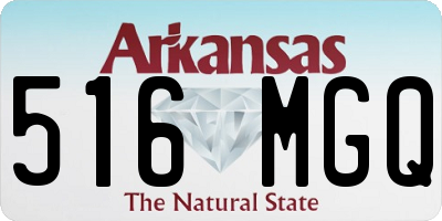 AR license plate 516MGQ