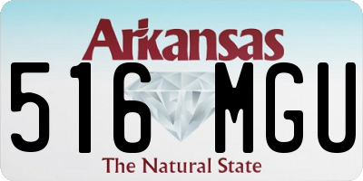 AR license plate 516MGU