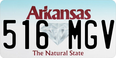 AR license plate 516MGV