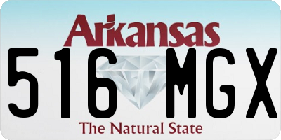 AR license plate 516MGX
