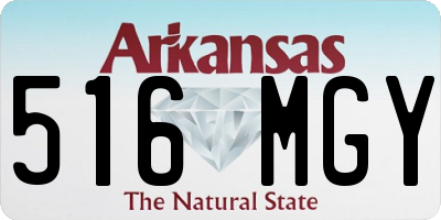 AR license plate 516MGY