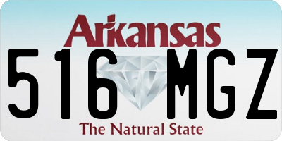 AR license plate 516MGZ