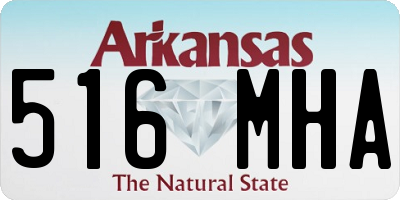 AR license plate 516MHA