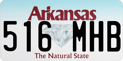 AR license plate 516MHB