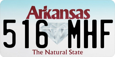 AR license plate 516MHF
