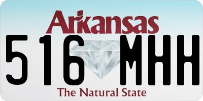 AR license plate 516MHH