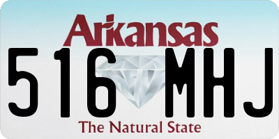 AR license plate 516MHJ