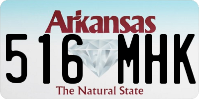 AR license plate 516MHK