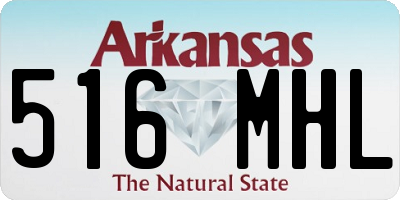 AR license plate 516MHL