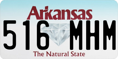 AR license plate 516MHM