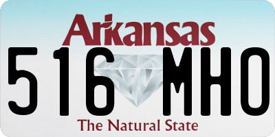 AR license plate 516MHO
