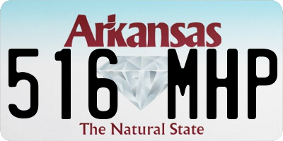 AR license plate 516MHP