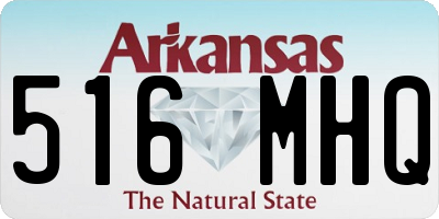 AR license plate 516MHQ