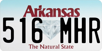 AR license plate 516MHR