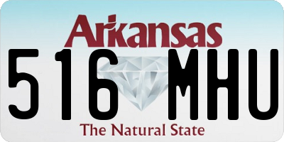 AR license plate 516MHU