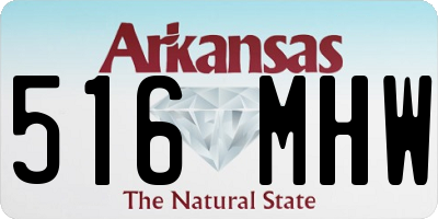 AR license plate 516MHW