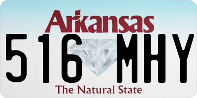 AR license plate 516MHY