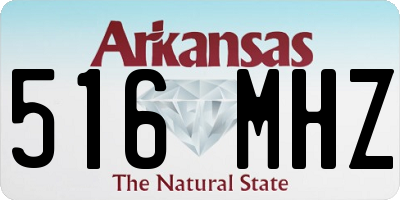 AR license plate 516MHZ