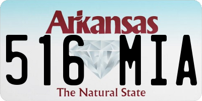 AR license plate 516MIA