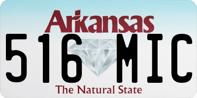 AR license plate 516MIC
